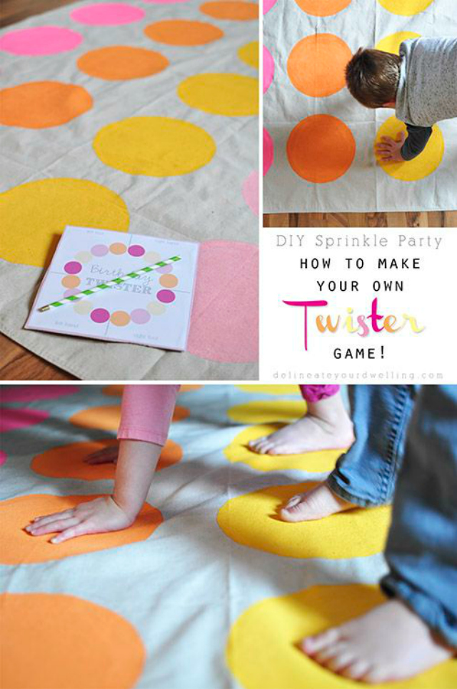 how to make your own twister game