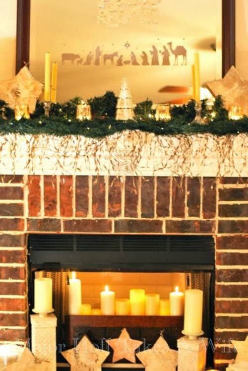 Full fireplace