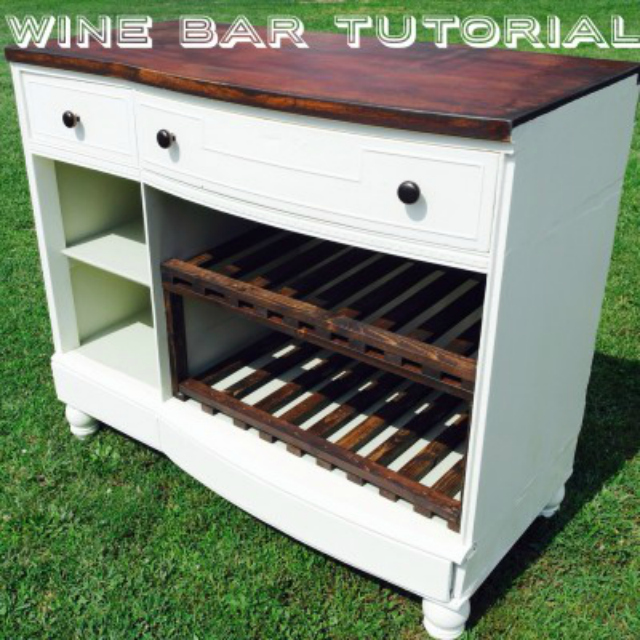 dresser to wine bar