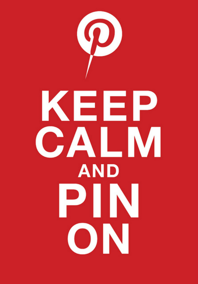 keep calm and pin
