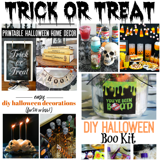trick or treat collage